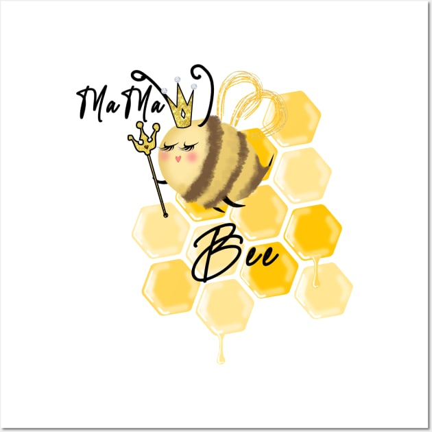 Mama Bee Wall Art by Kribis